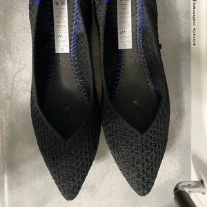 Rothy’s The Point women’s 7 black. GUC